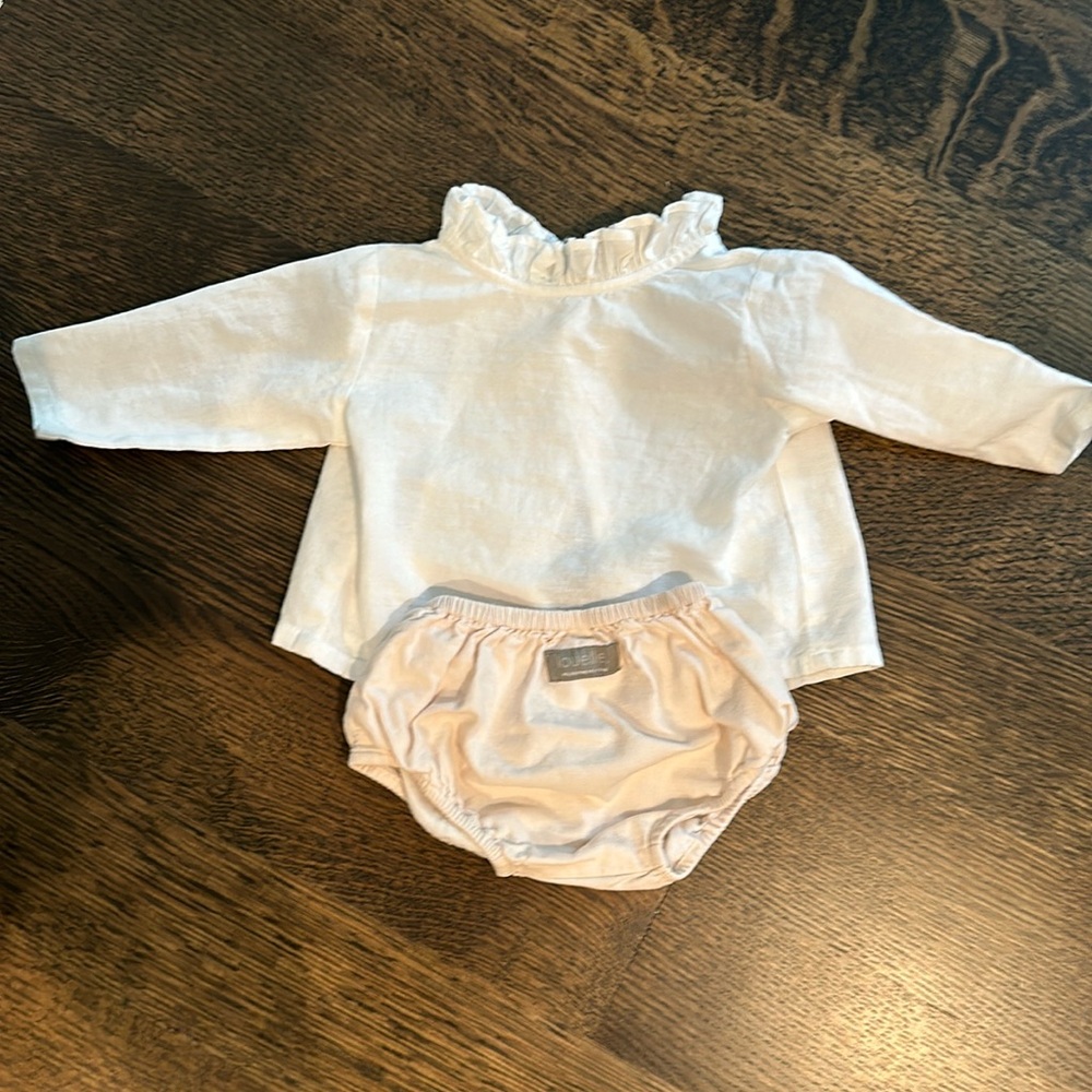 NWOT Louelle blouse and bloomer set